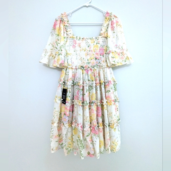 Needle & Thread Dresses & Skirts - Needle & Thread Sunrise Bloom Mini Dress